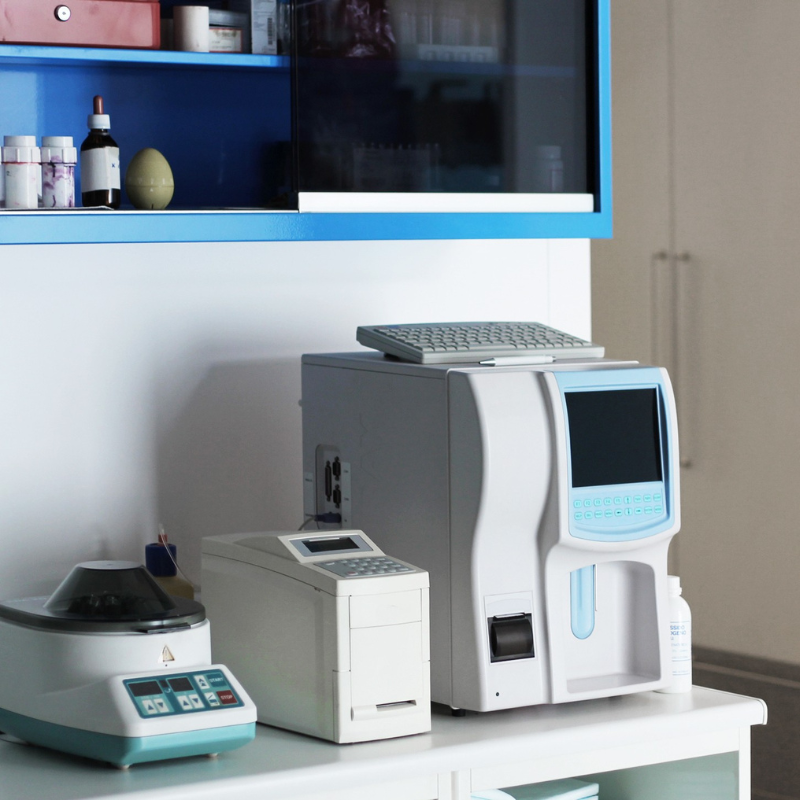 La strumentazione del Centro Veterinario Montecchio utilizzata in laboratorio